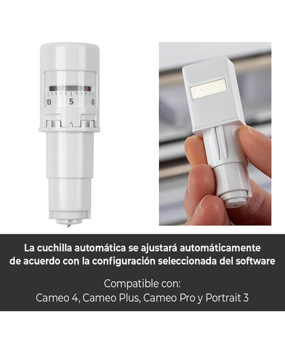 Cuchilla Auto Ajustable para plotter de corte cameo 4/Plus/Pro/Portrait 3