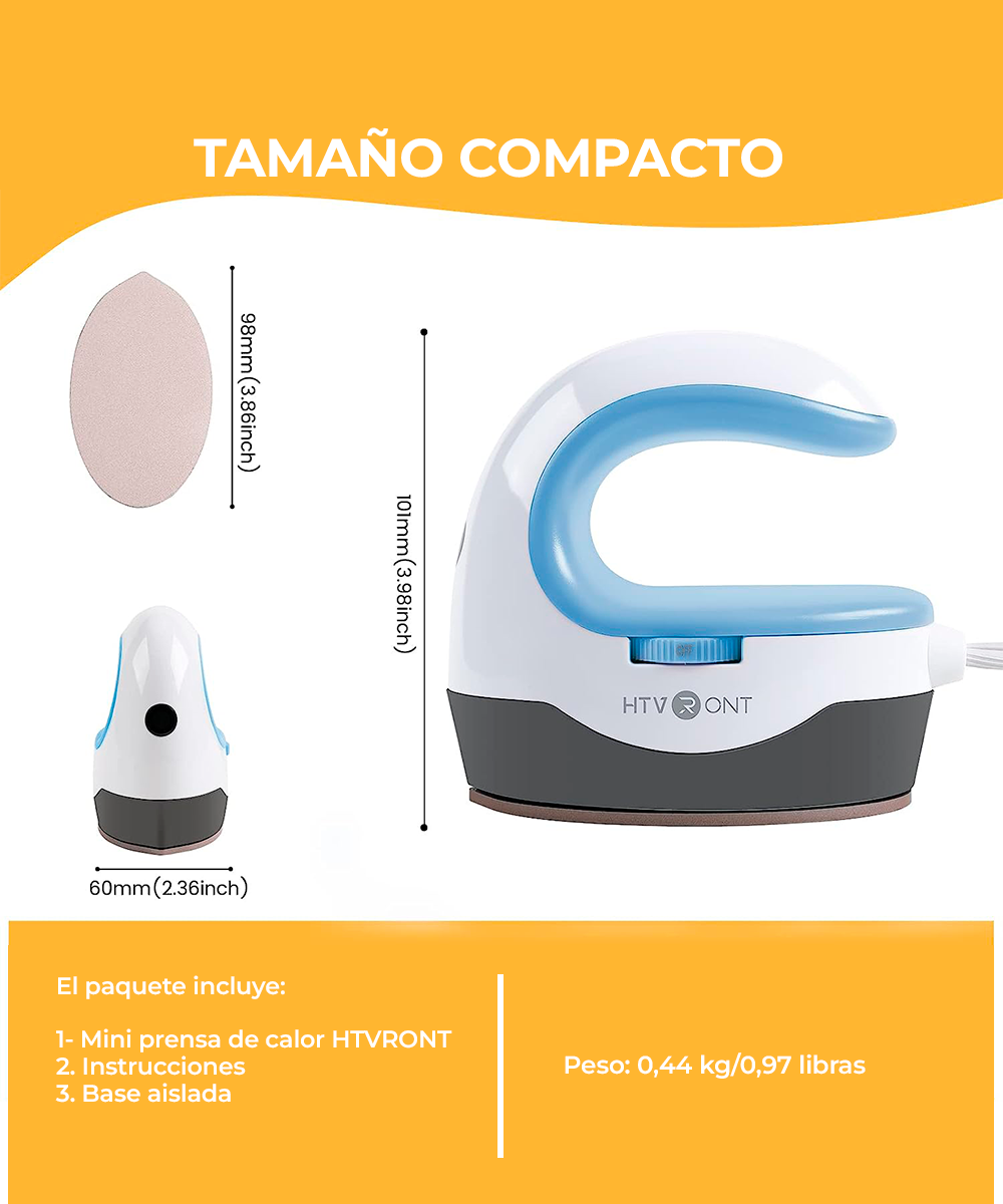 Mini prensa de calor HTVRONT