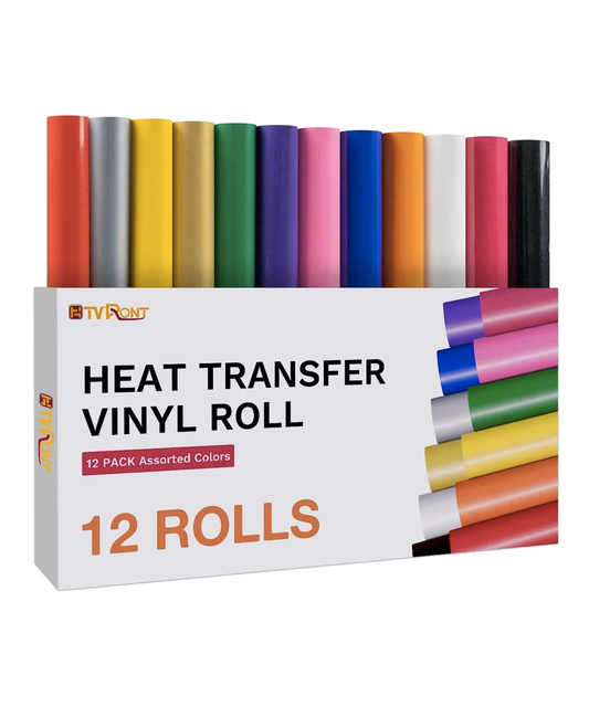 Paquete de 12 rollos de vinil textil HTVRONT